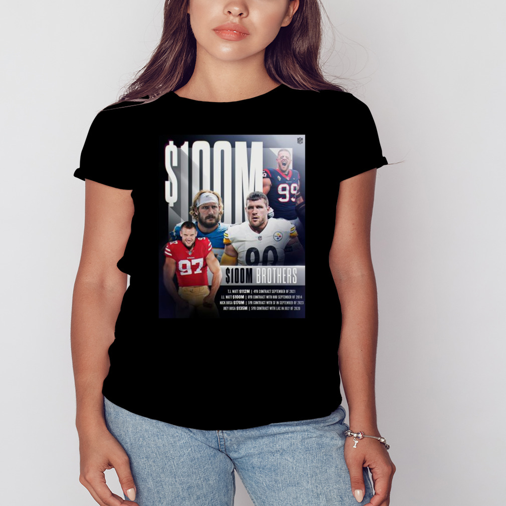 100m Brothers Nfl T-Shirt - Trend Tee Shirts Store