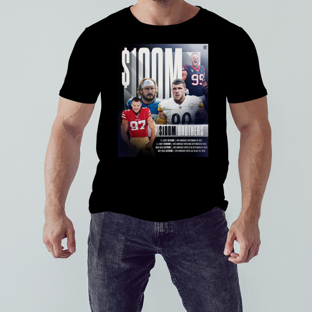 100m Brothers Nfl T-shirt - Shibtee Clothing