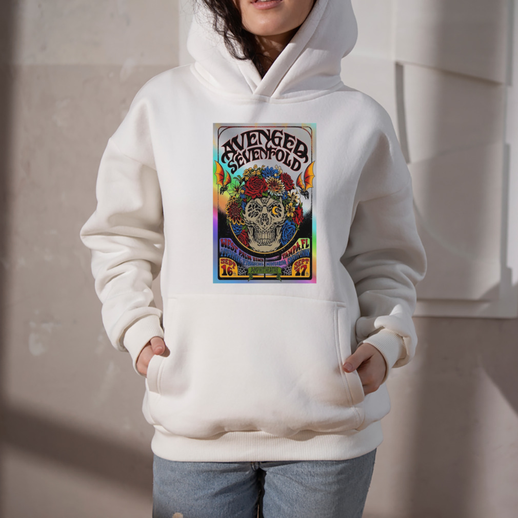 Avenged Sevenfold Sept 16-17, 2023 West Palm Beach iTHINK Financial Amphitheatre Poster Shirt 5 Hoodie