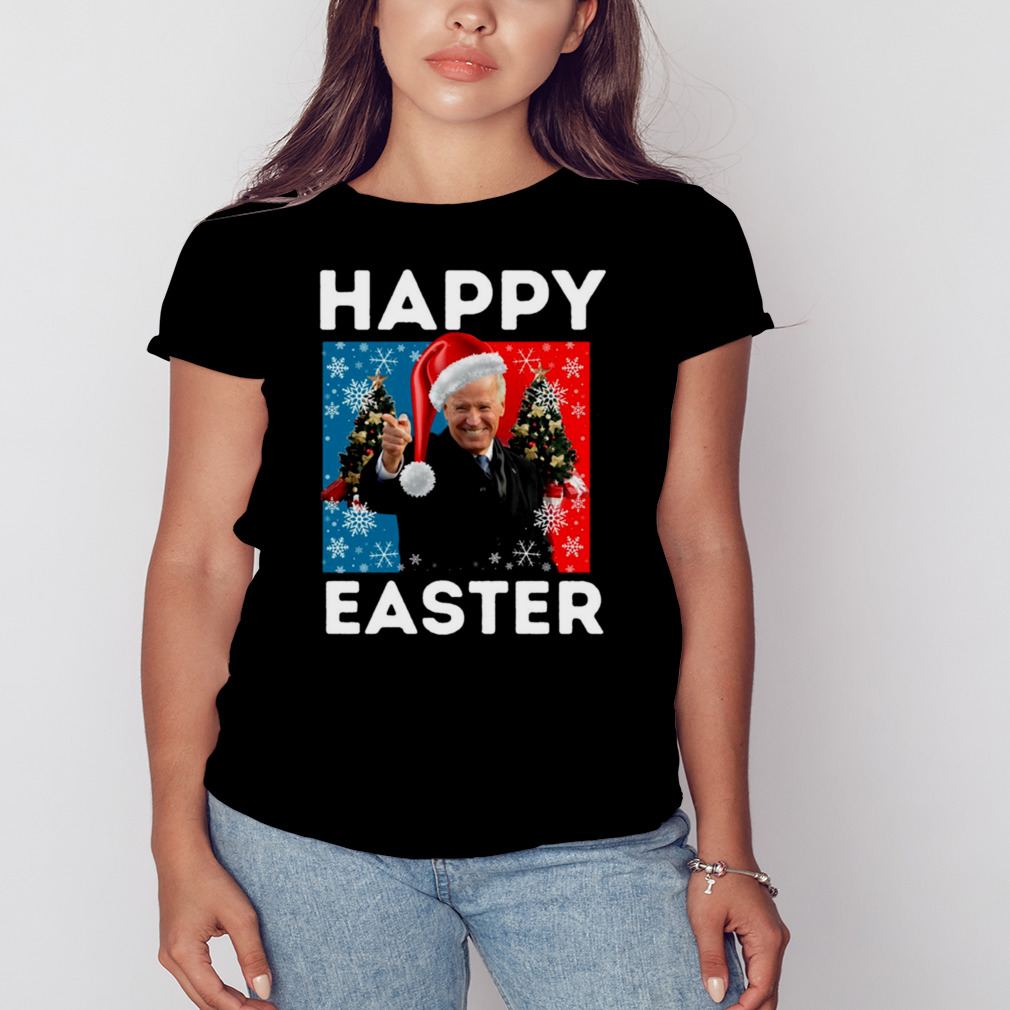 Joe Biden Happy Easter Joe Biden Santa shirt 2 Women's tshirt