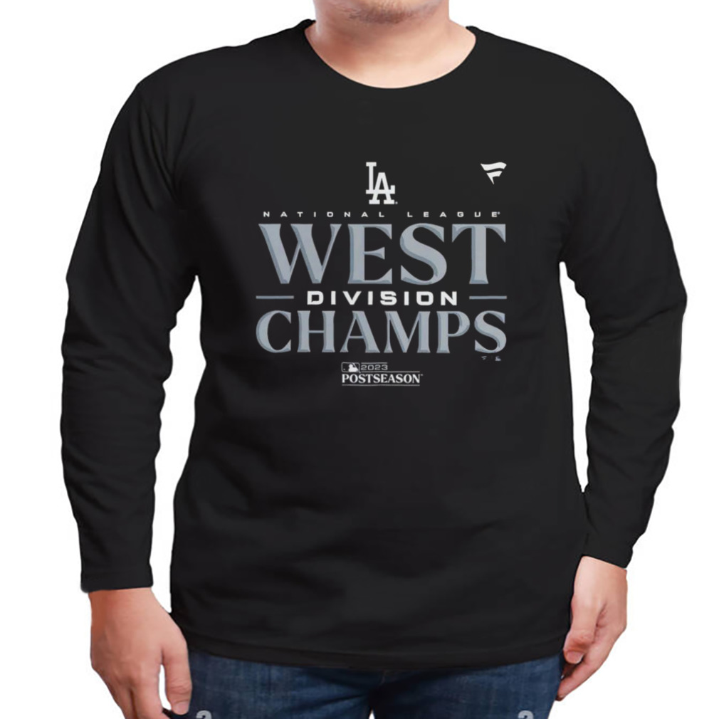 Los Angeles Dodgers 2023 NL West Division Champions Locker Room T-Shirt 3 Longsleeve tshirt