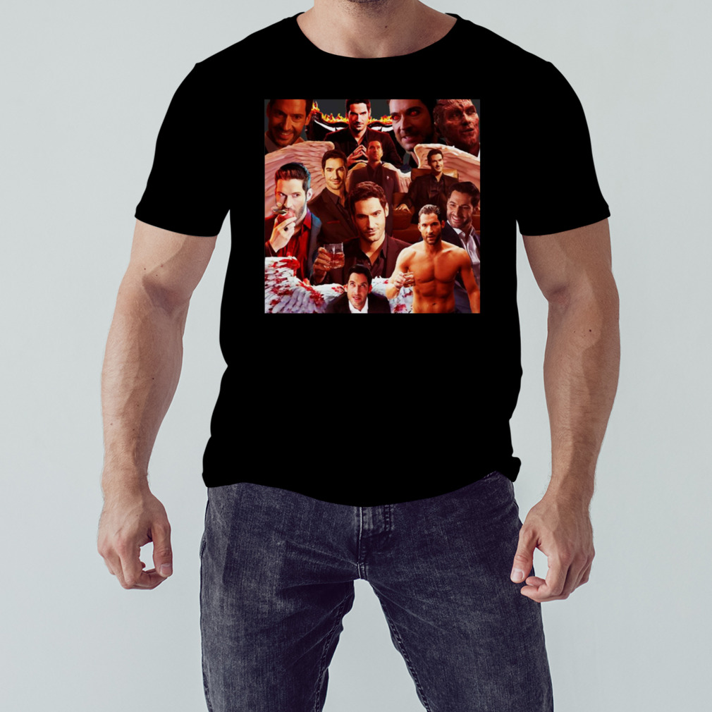 Lucifer Morningstar Tv Show Collage Design 2020 shirt 1 Unisex tshirt