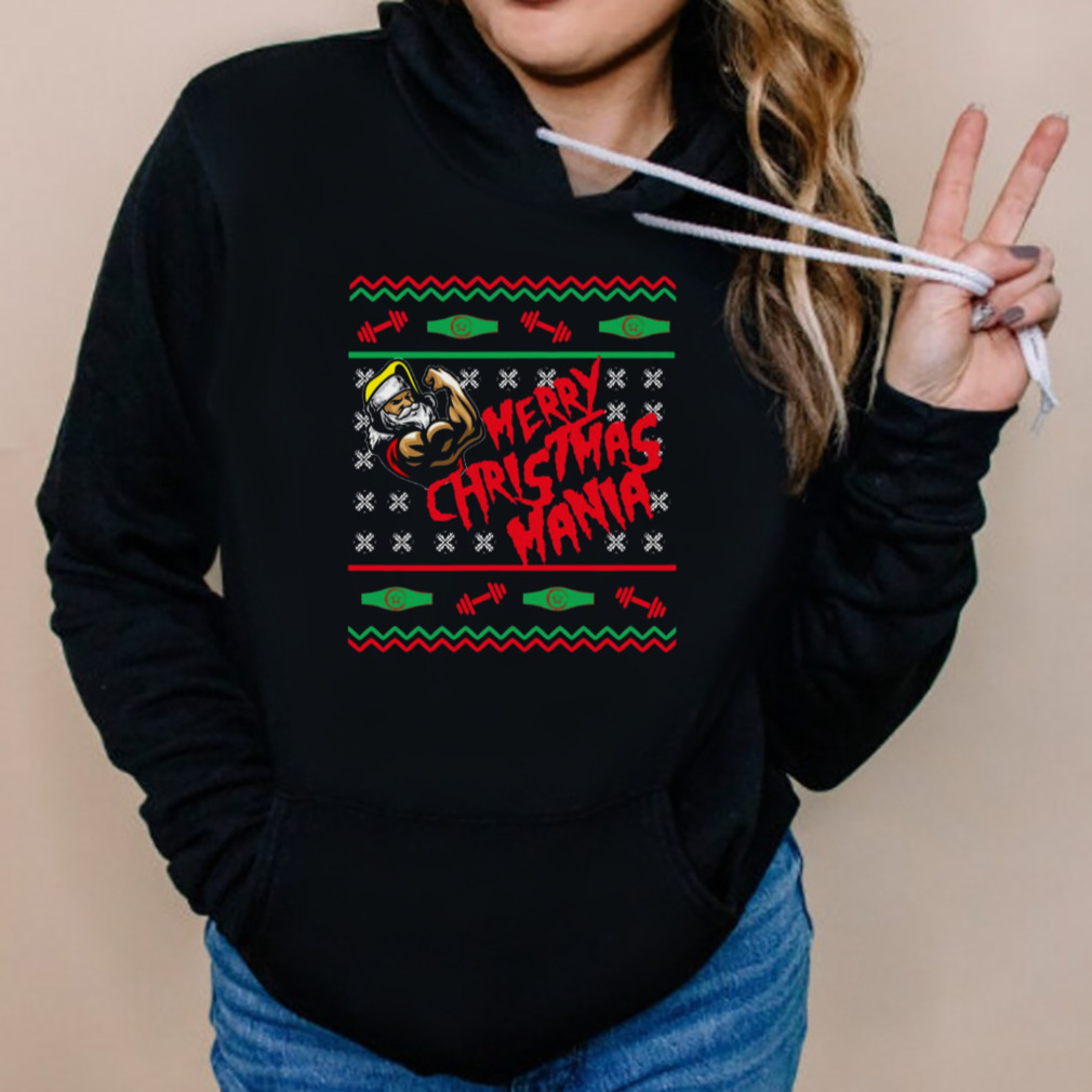 Mania Pro Wrestling Christmas shirt 5 Hoodies