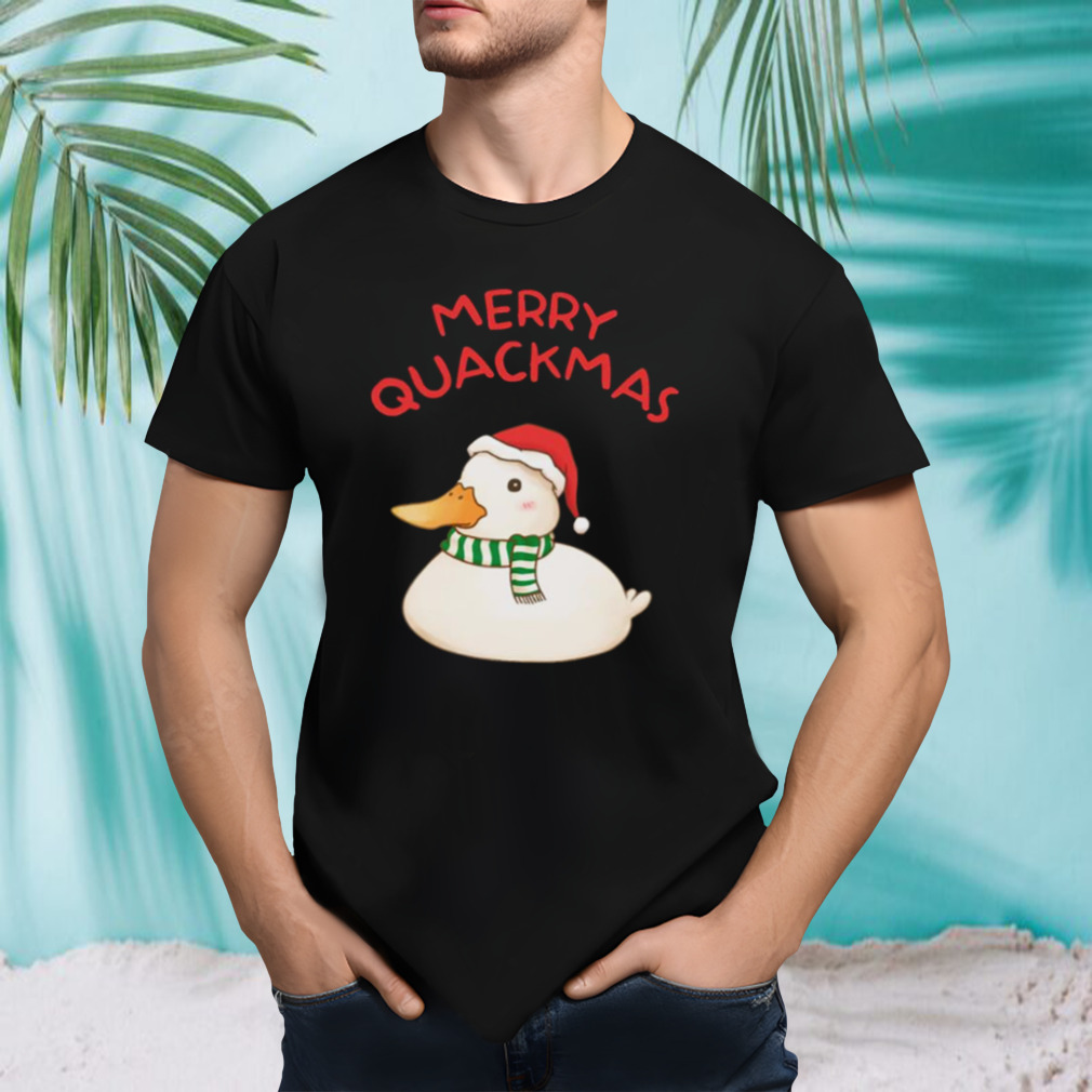 Merry Quackmas Cute Christmas Duck shirt
