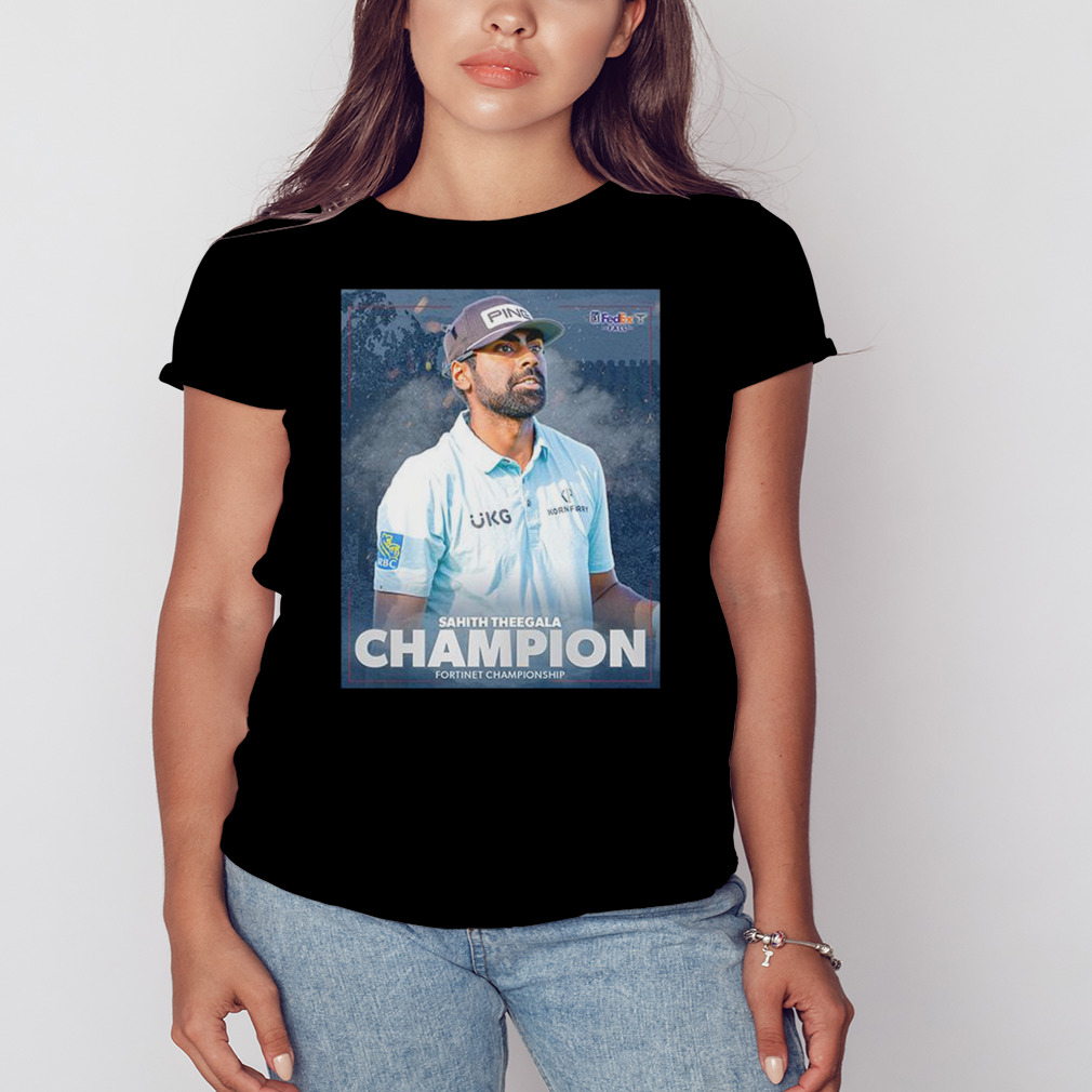 Sahith Theegala Claims His First Tour Win Fortinet Championship PGA Tour T-Shirt 2 Women's tshirt