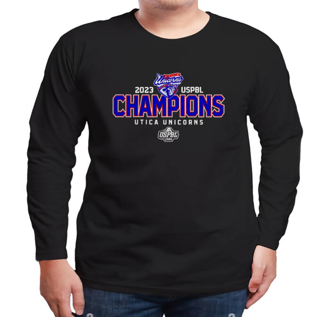 Utica Unicorns 2023 USPBL Champions Shirt 3 Longsleeve tshirt