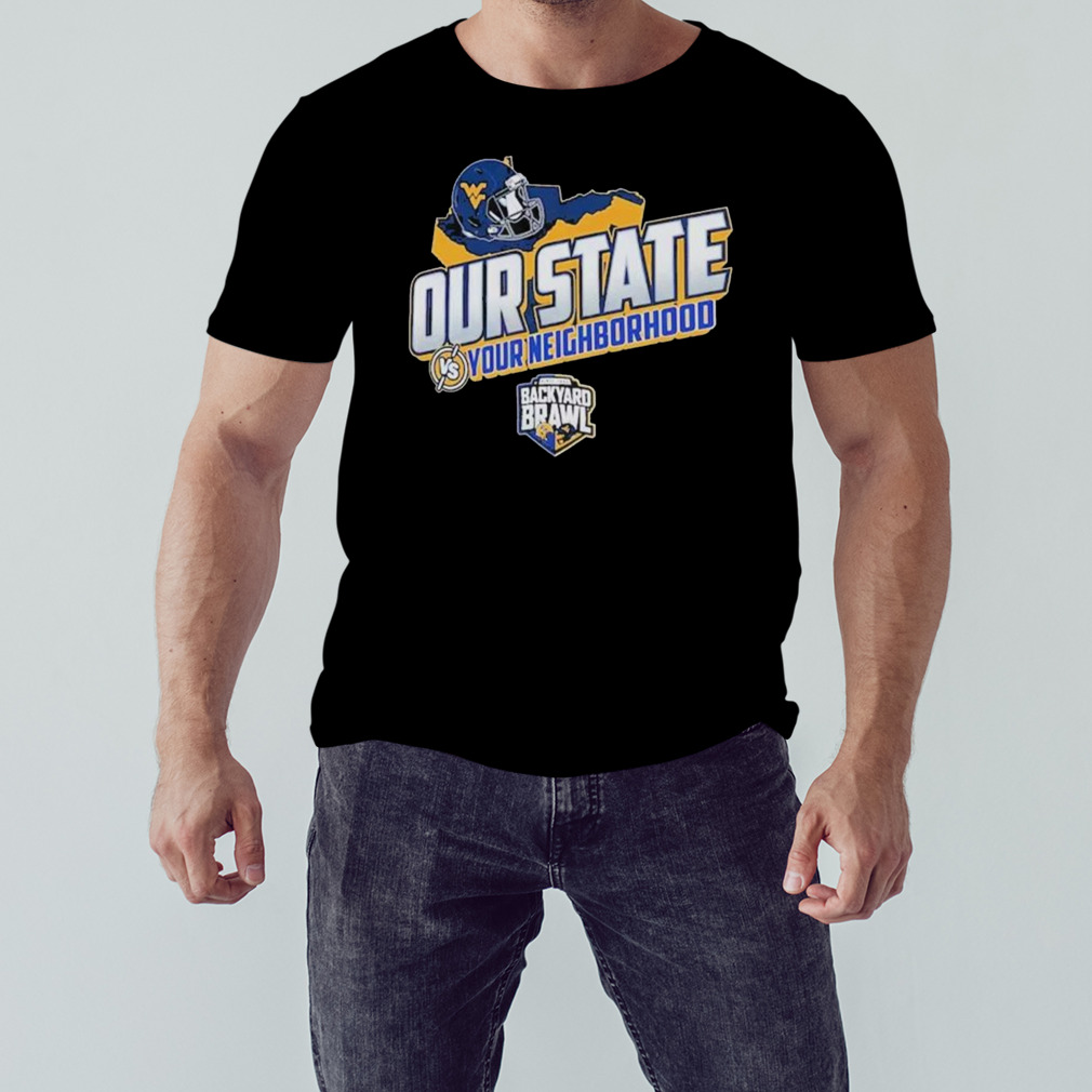 West Virginia Mountaineers 2023 Backyard Brawl Our State T-Shirt 1 Unisex tshirt