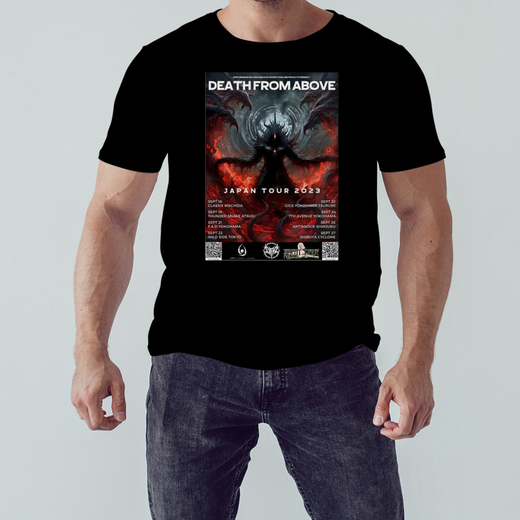 Death From Above Japan Tour 2023 T-shirt 1 Unisex tshirt