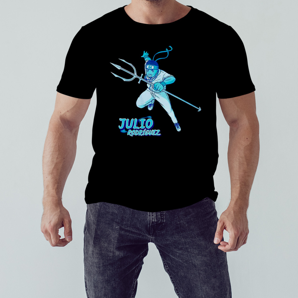 Julio Rodriguez Seattle Mariners Rotowear Anime Shirt by Macoroo