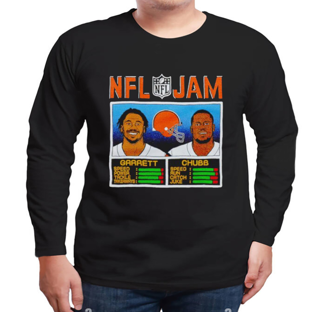 NFL Jam Cleveland Browns Myles Garrett and Nick Chubb 2022 shirt, hoodie,  sweater, long sleeve and tank top