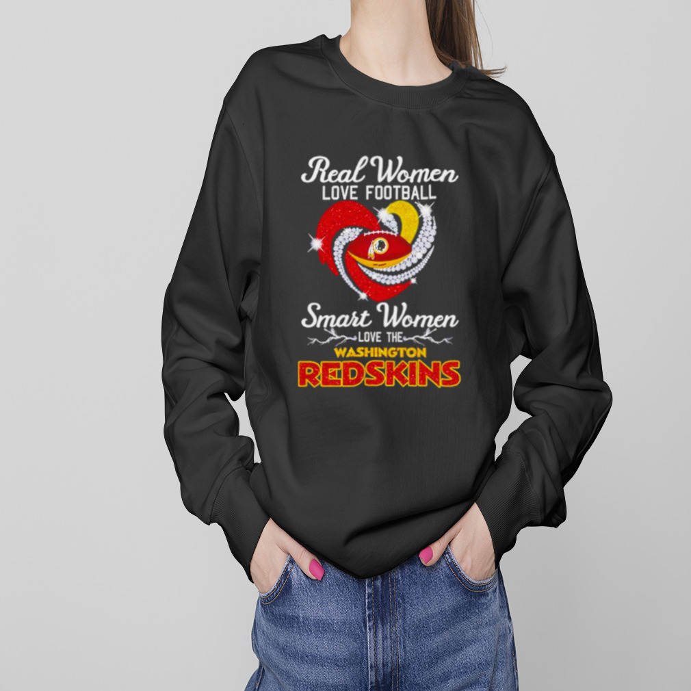 Real women love football smart women love the redskins diamond native shirt,  hoodie, longsleeve, sweatshirt, v-neck tee