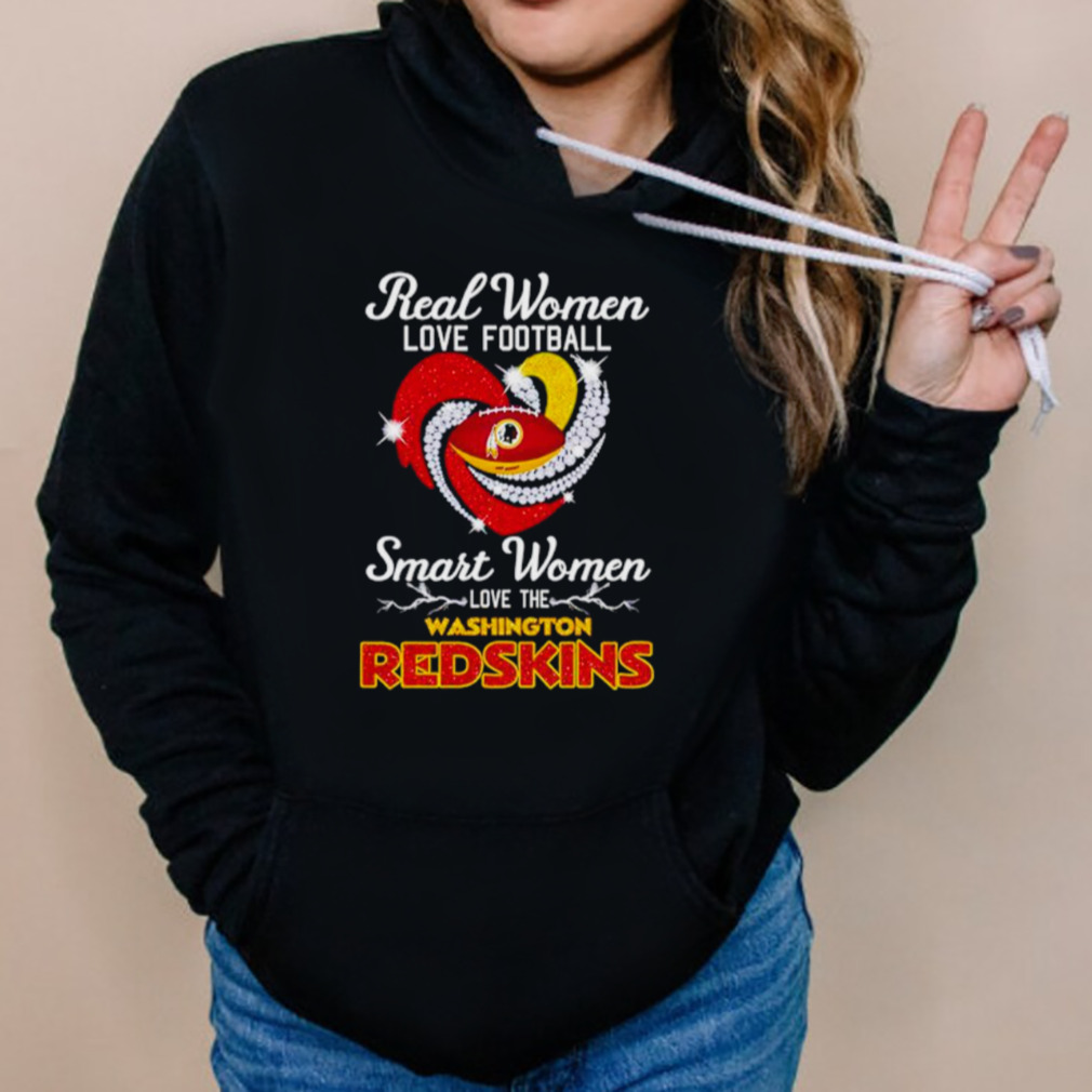 Real women love football smart women love the redskins diamond native shirt,  hoodie, longsleeve, sweatshirt, v-neck tee