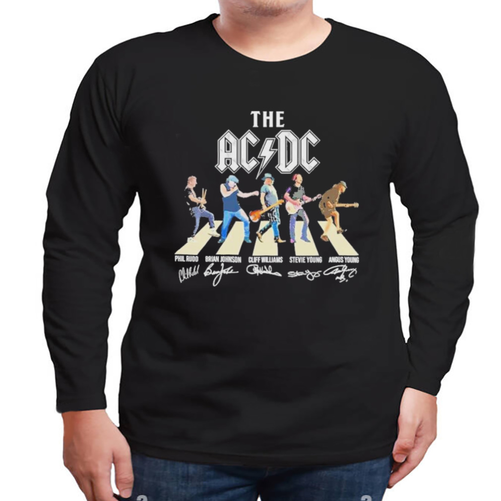 The Ac Dc Band Abbey Road Signatures Shirt