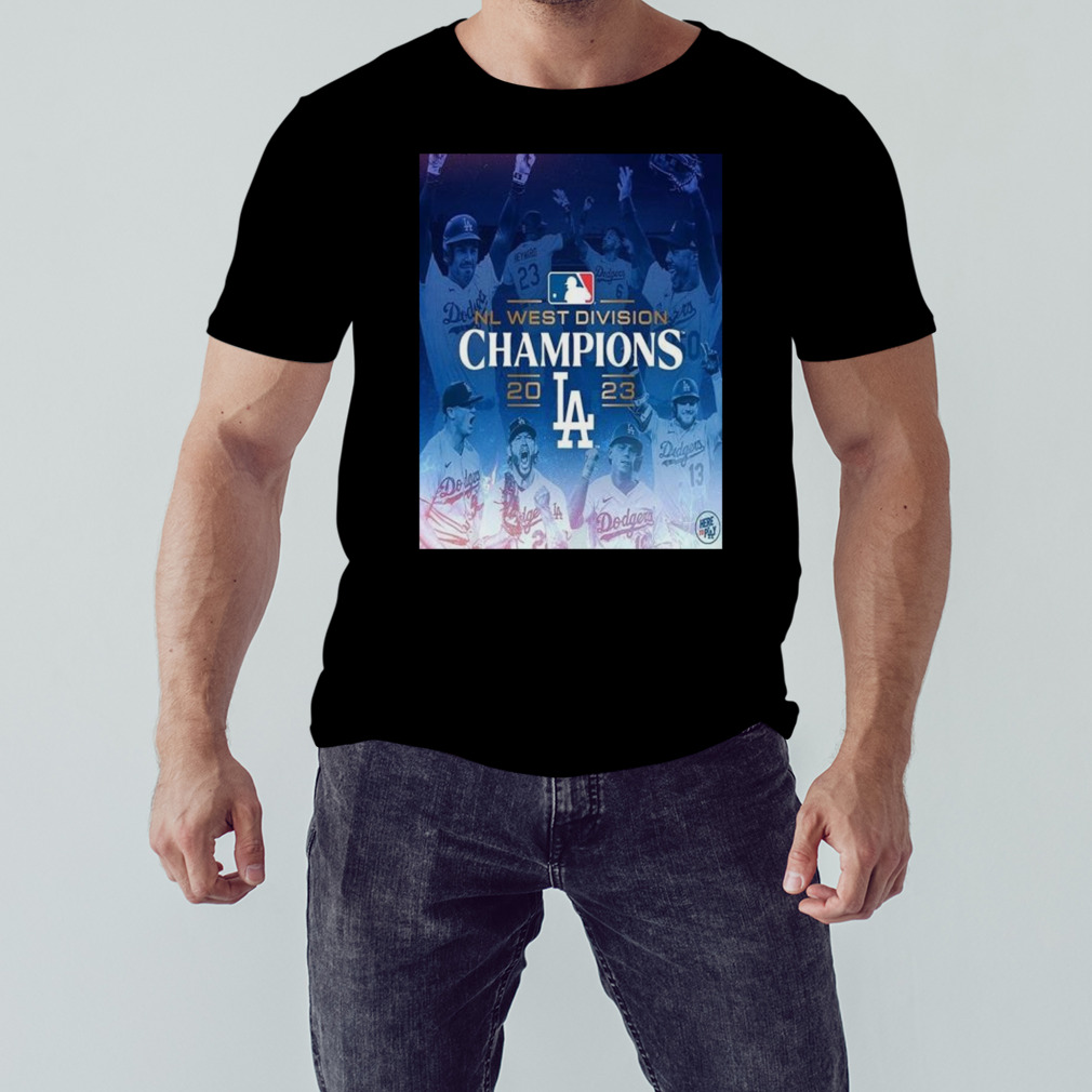 2023 MLB NL West Division Champions Are Los Angeles Dodgers Shirt