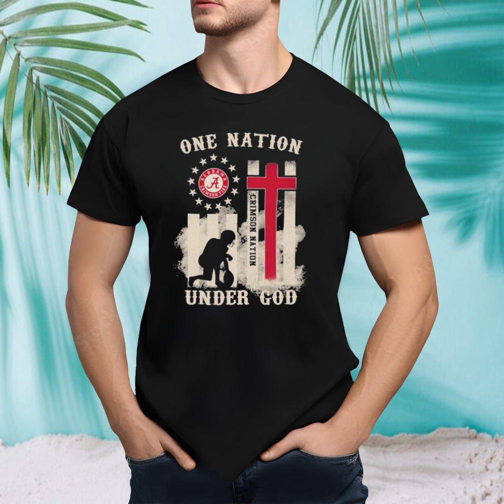 Alabama Crimson Tide One Nation Under God 2023 Shirt