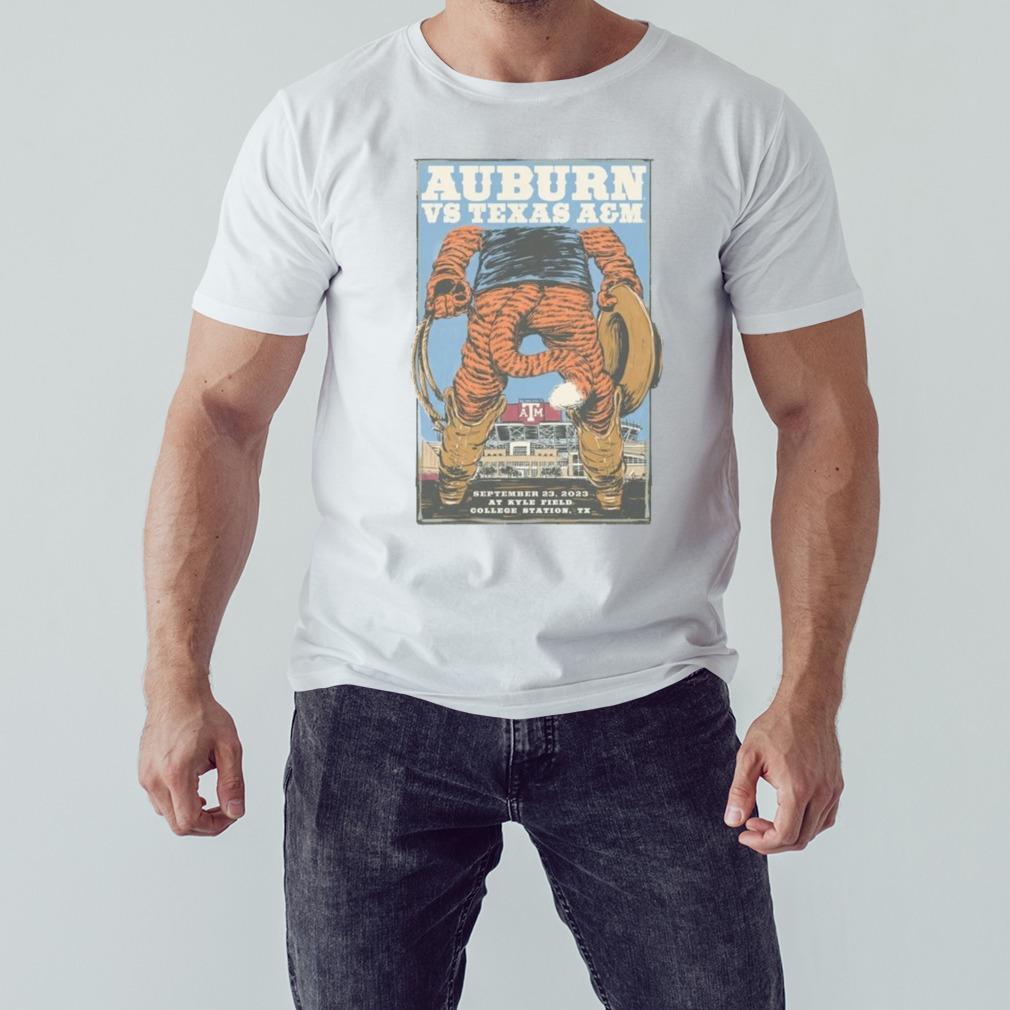 Auburn Tigers Vs Texas A&M September 23 2023 At Kyle Field College Station TX Shirt