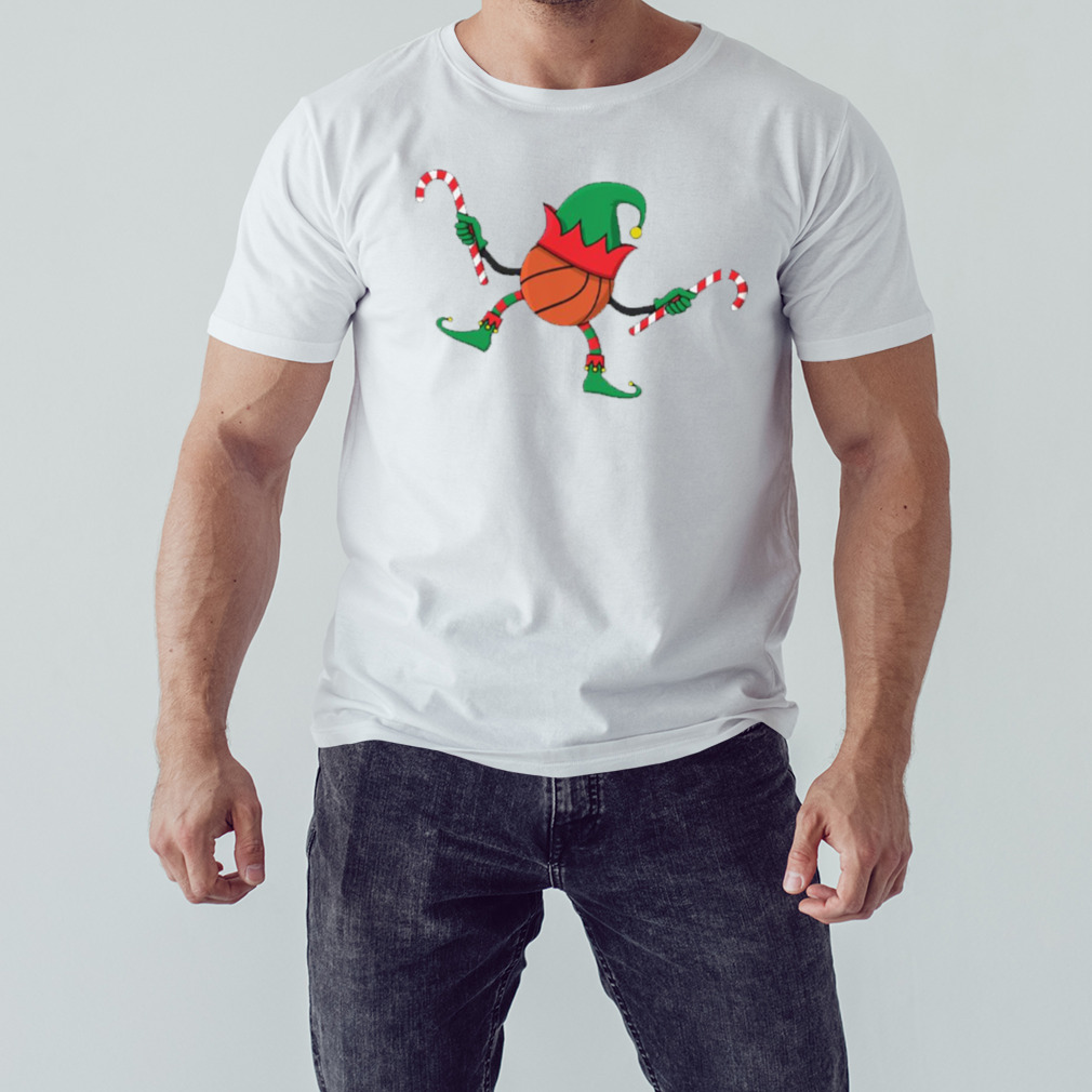 Basketball Elf Christmas shirt