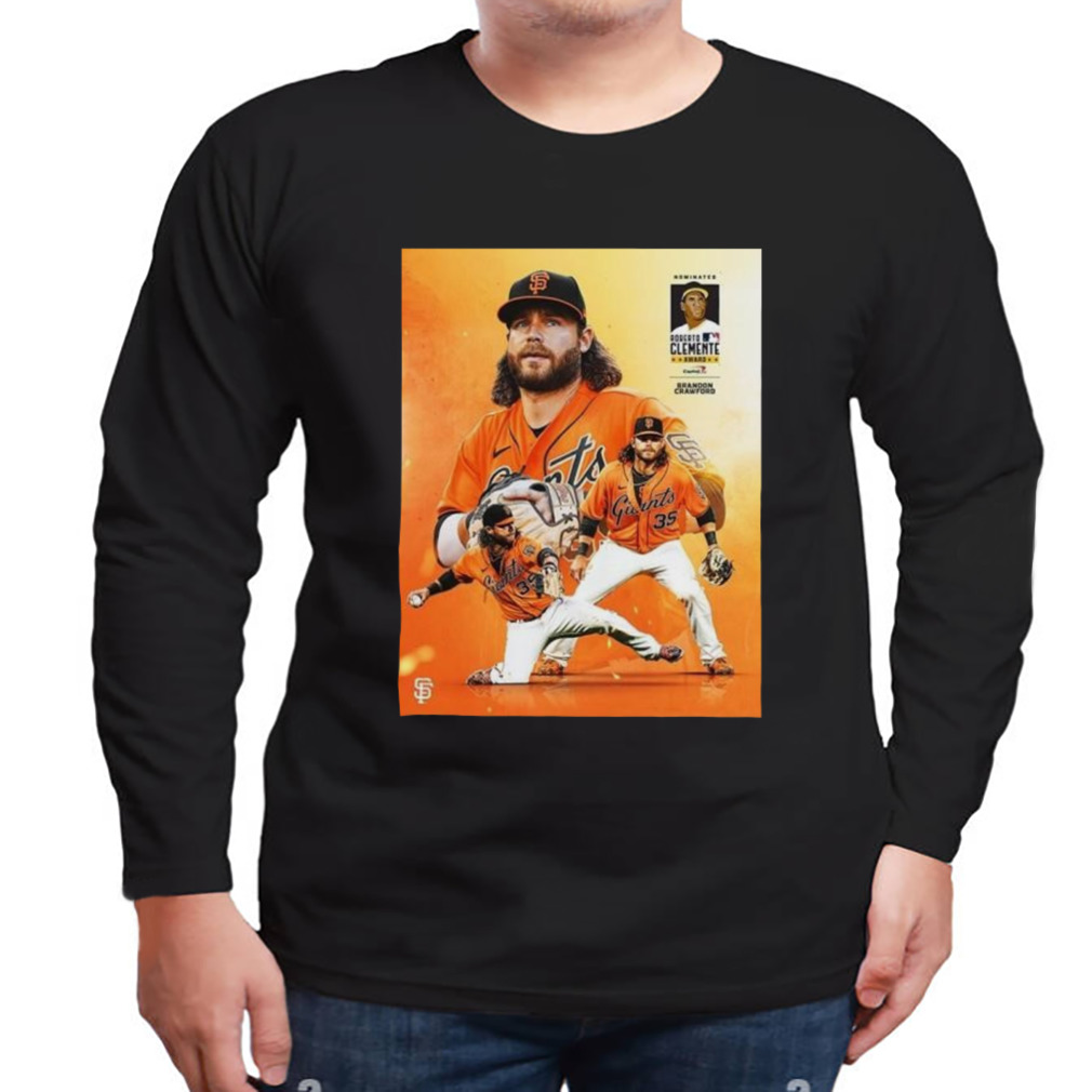 Quality Brandon Crawford Is The SF Giants Nominee For The 2023 Roberto  Clemente Award Poster Canvas - Roostershirt