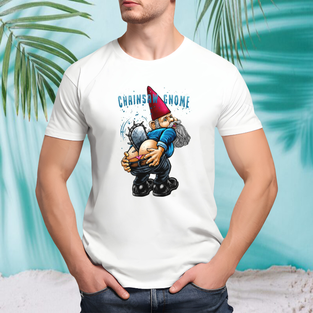 Chainsaw Gnome Christmas shirt