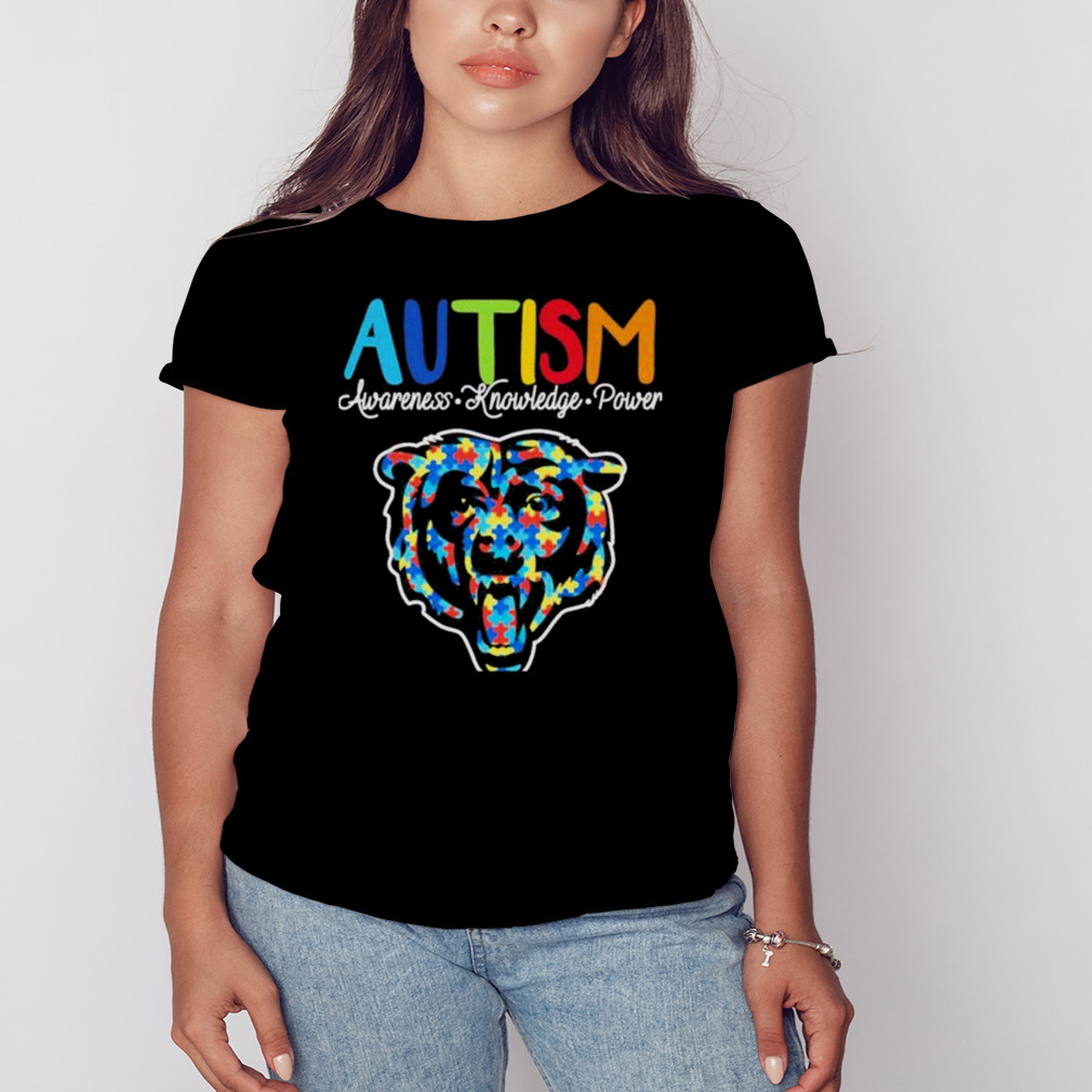 Chicago Bears autism awareness knowledge power shirt, hoodie, sweater, long  sleeve and tank top