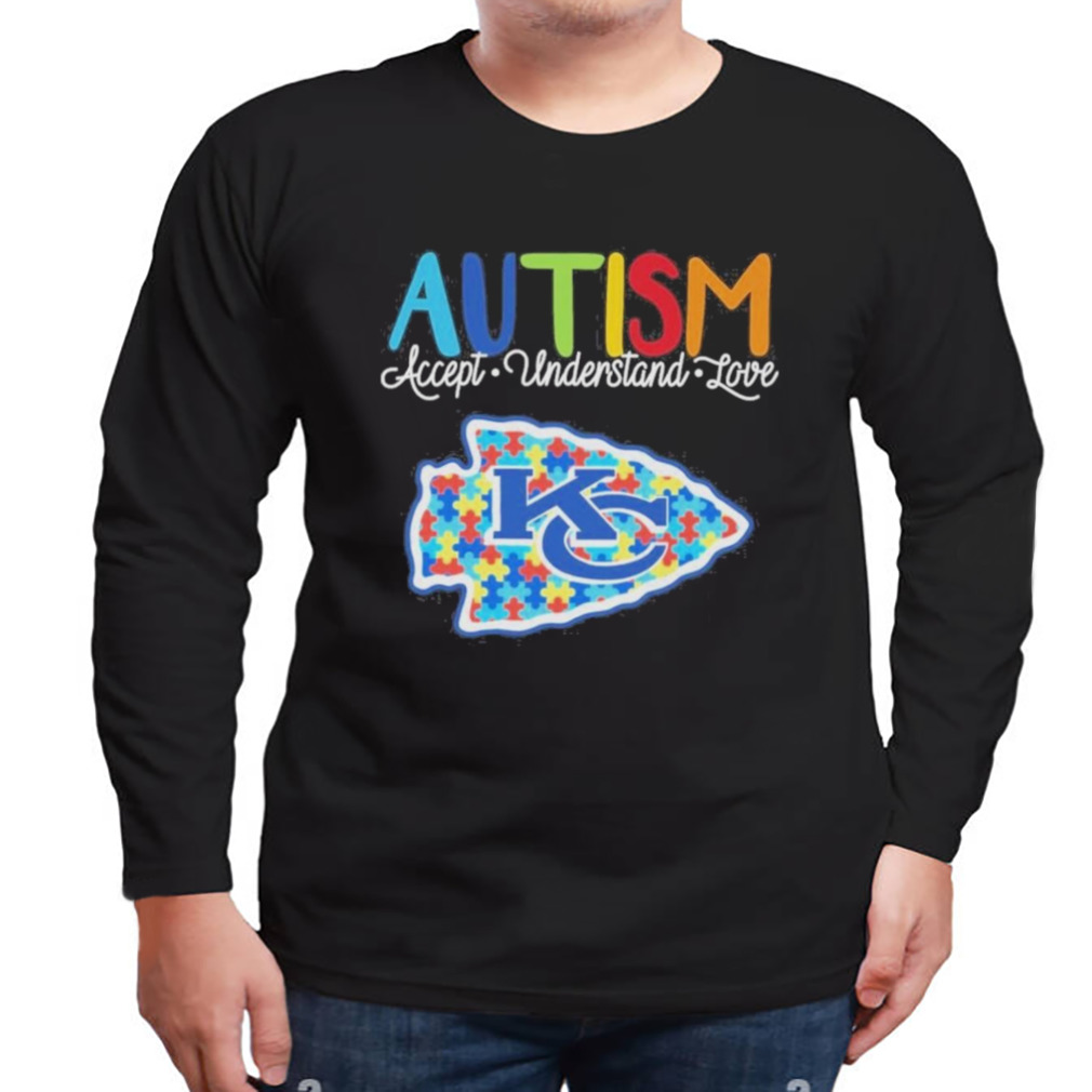 Kansas City Chiefs NFL Autism Awareness knowledge power Shirt - Limotees