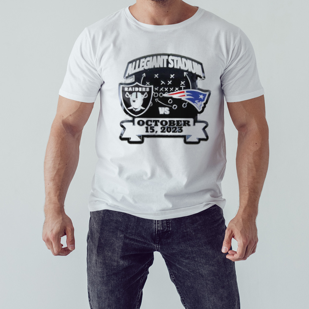 Las Vegas Raiders Vs New England Patriots Allegiant Stadium October 15 2023 T-shirt