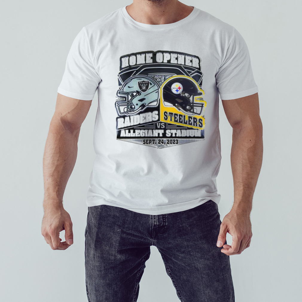 Las Vegas Raiders Vs Pittsburgh Steelers Home Opener Allegiant Stadium September 24 2023 T-shirt