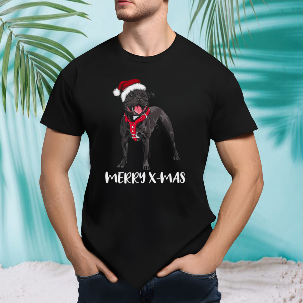 Staffordshire Bull Terrier Christmas shirt