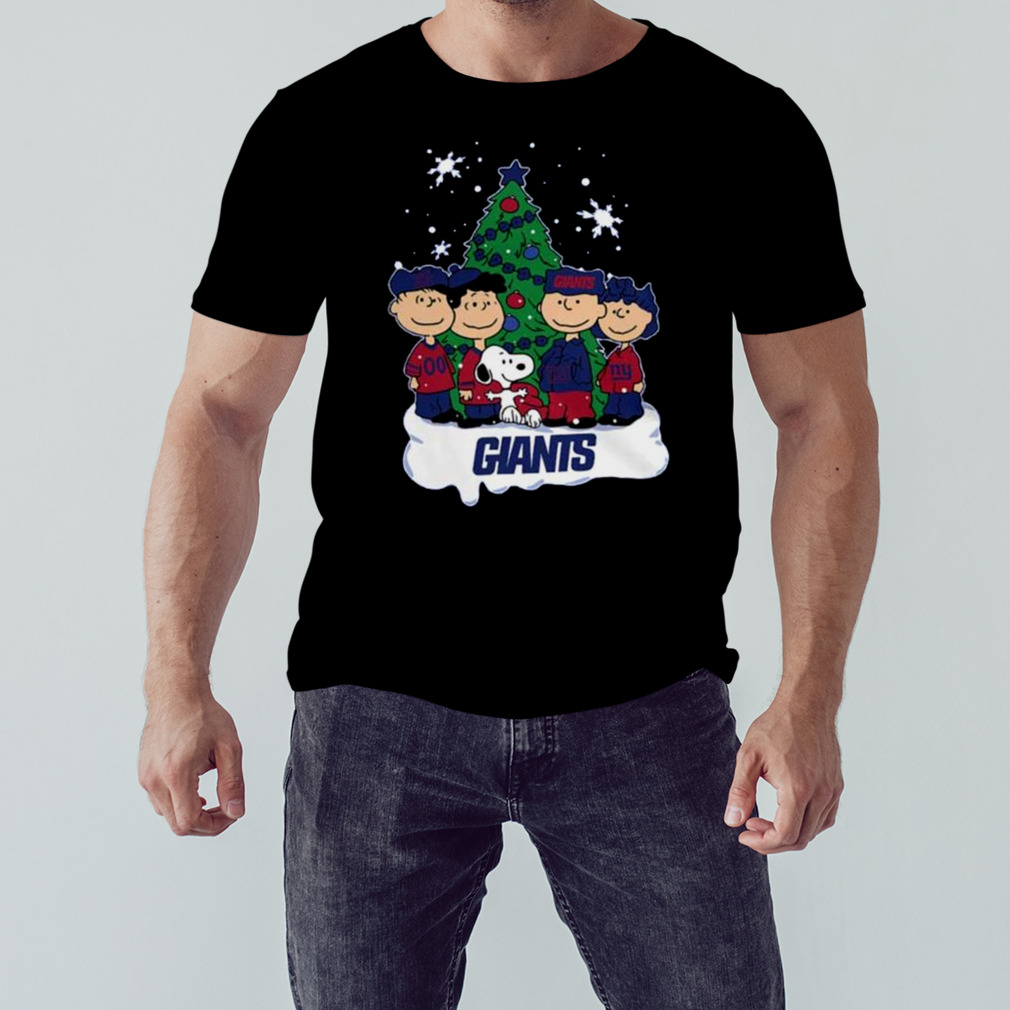 The Peanuts Characters New York Giants Christmas 2023 Shirt - Peanutstee