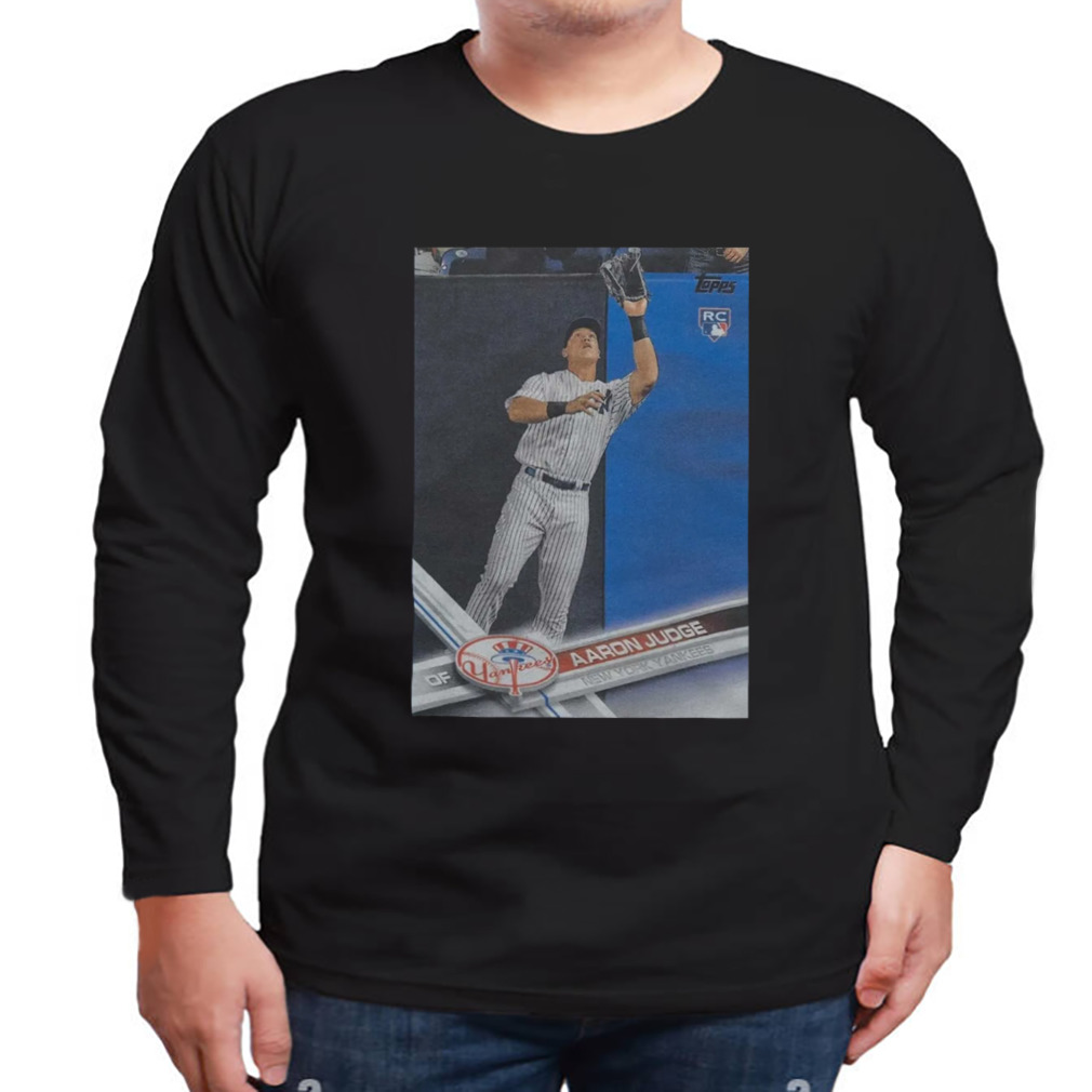 2017 Topps Baseball Aaron Judge Yankees Shirt 3 Longsleeve tshirt