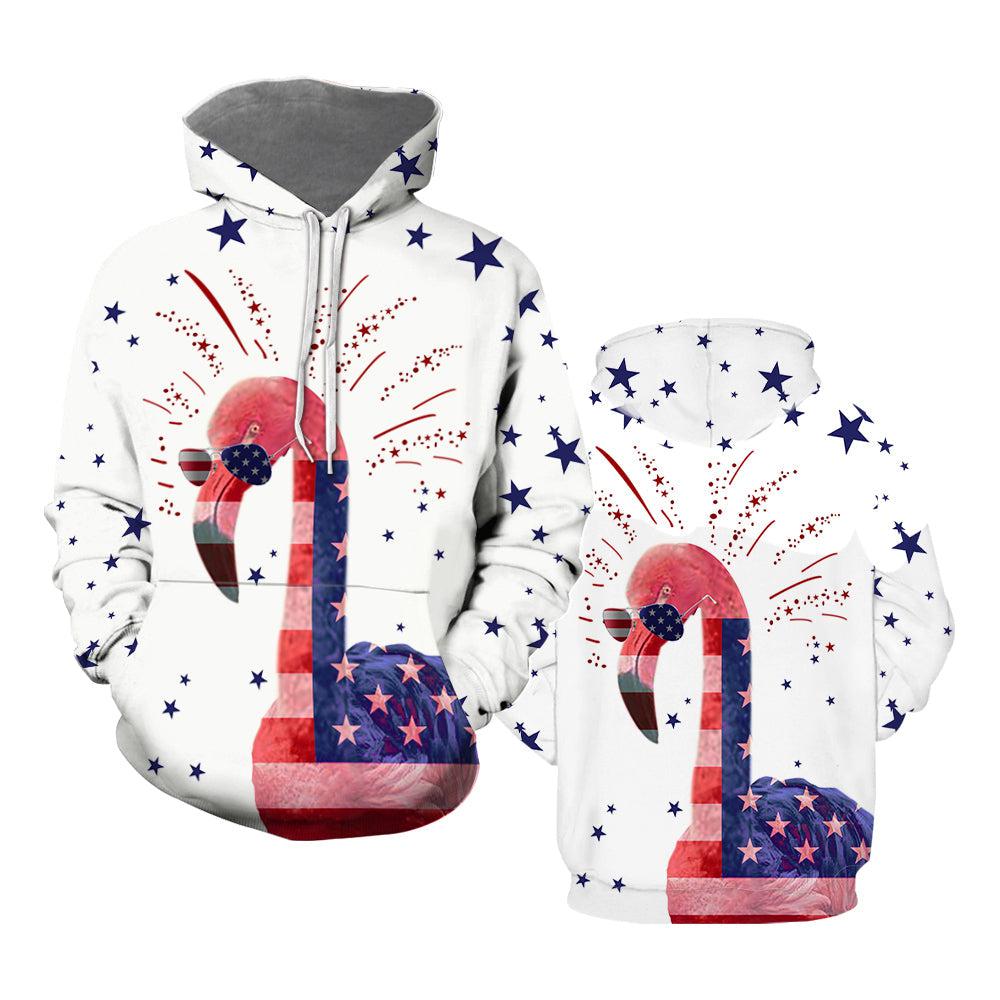 4th Of July Flamingo All Over Print  For Men & Women  HP2228