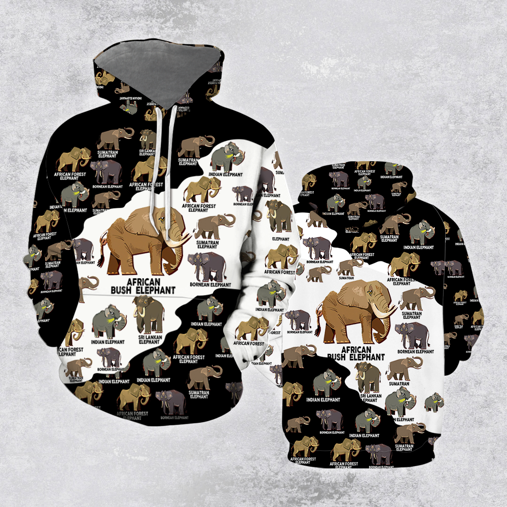 African Bush Elephant All Over Print  For Men & Women  HP2395