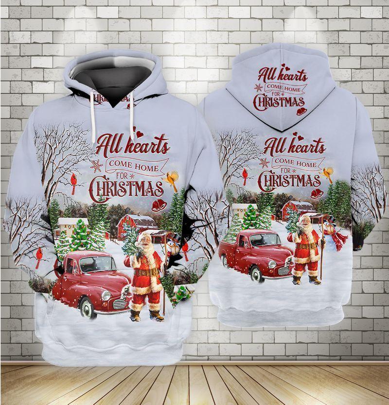 All Heart Come Home For Christmas  All Over Print  For Men & Women  HT3993