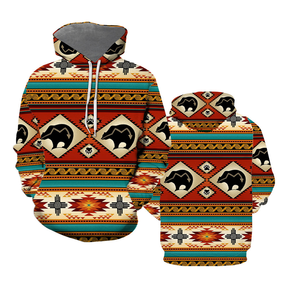 Amazing Native Bear All Over Print  For Men & Women  TH1037