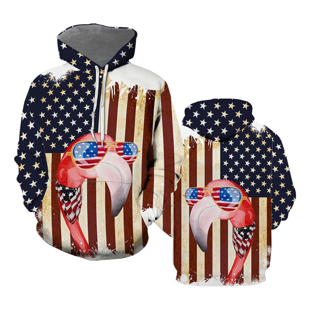 American Flag Flamingo All Over Print  For Men & Women  HP2337