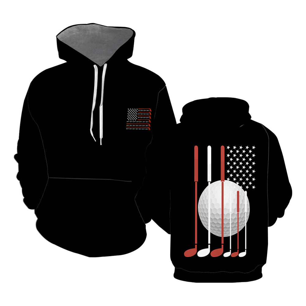 American Flag Golf Player All Over Print  For Men & Women  HP2455