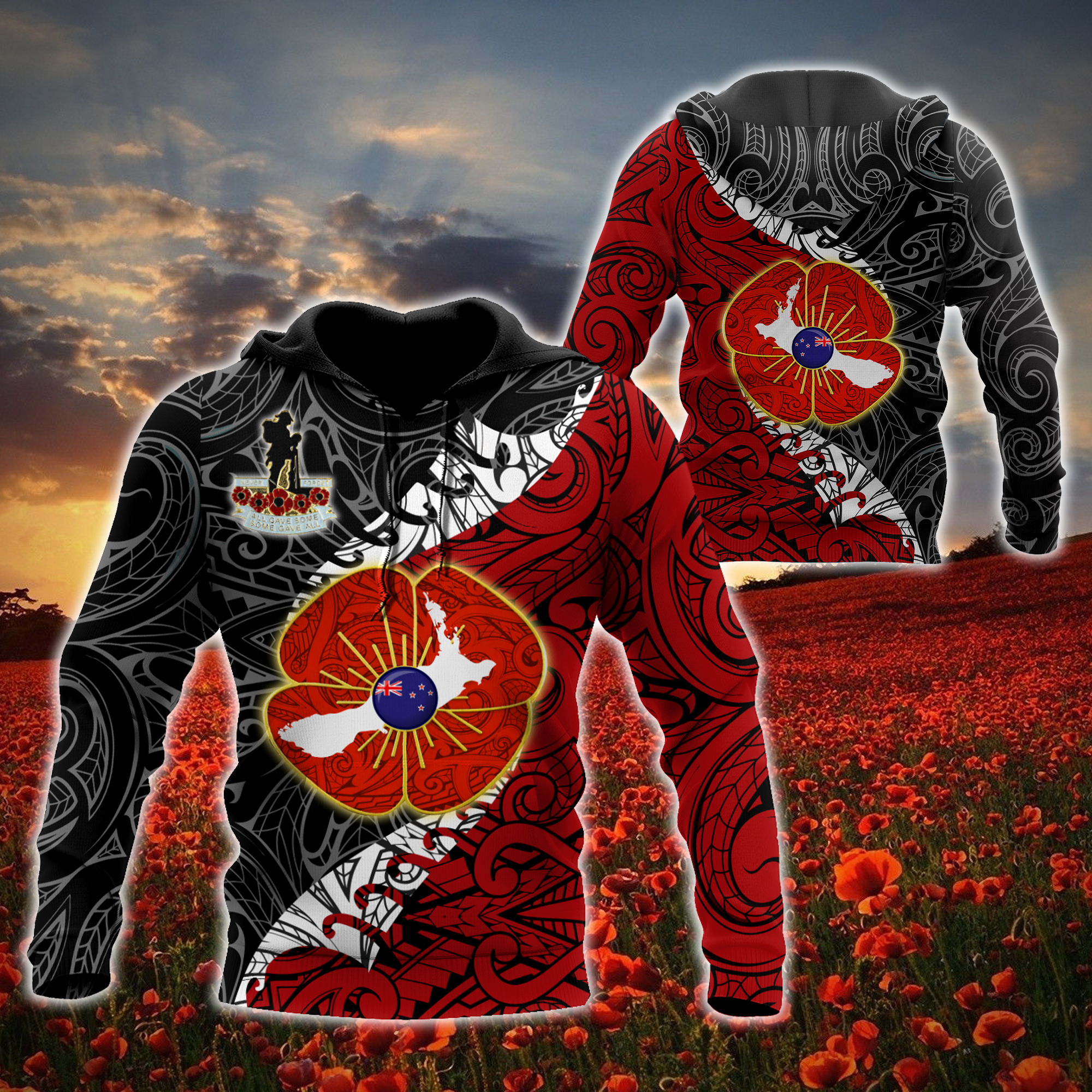 Anzac Day All Over Print  For Men & Women  HT7720