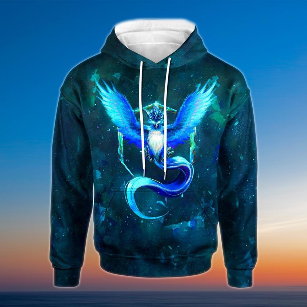 Articuno Mystic All Over Print  Hoodie  For Men & Women  Full Size  Colorful  HT8824