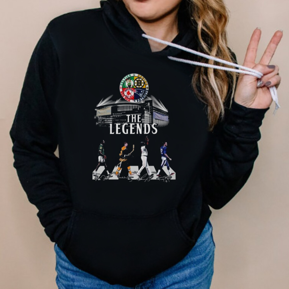 Boston Sport Teams The Legends Abbey Road Signatures 2023 Men’s T-Shirt 5 Hoodies