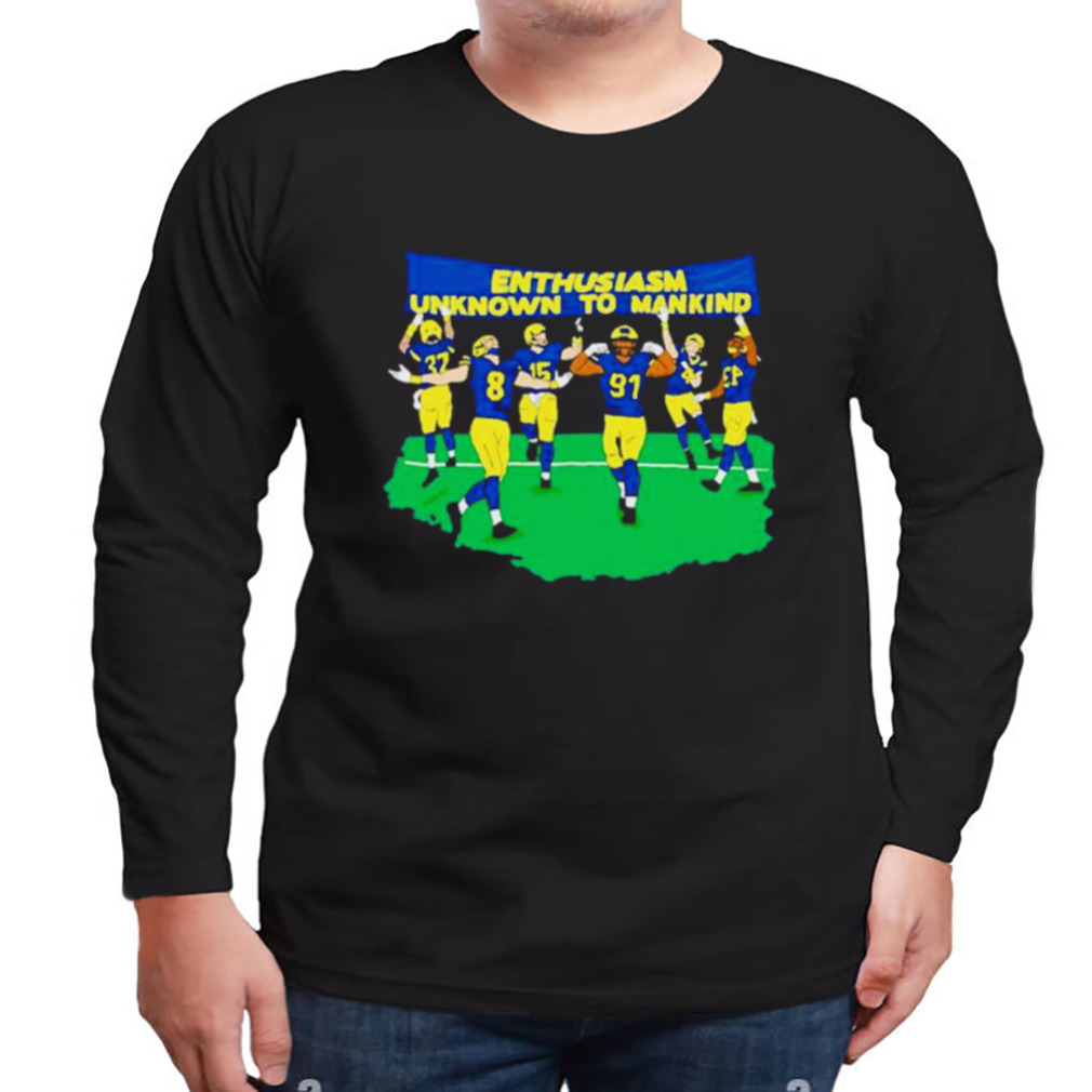 Enthusiasm unknown to mankind Michigan Wolverines shirt 3 Longsleeve tshirt