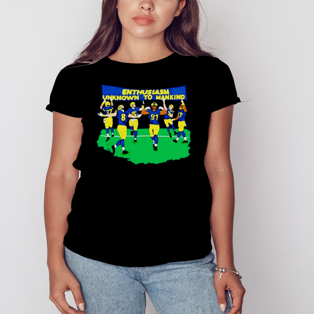 Enthusiasm unknown to mankind Michigan Wolverines shirt 2 Women's tshirt