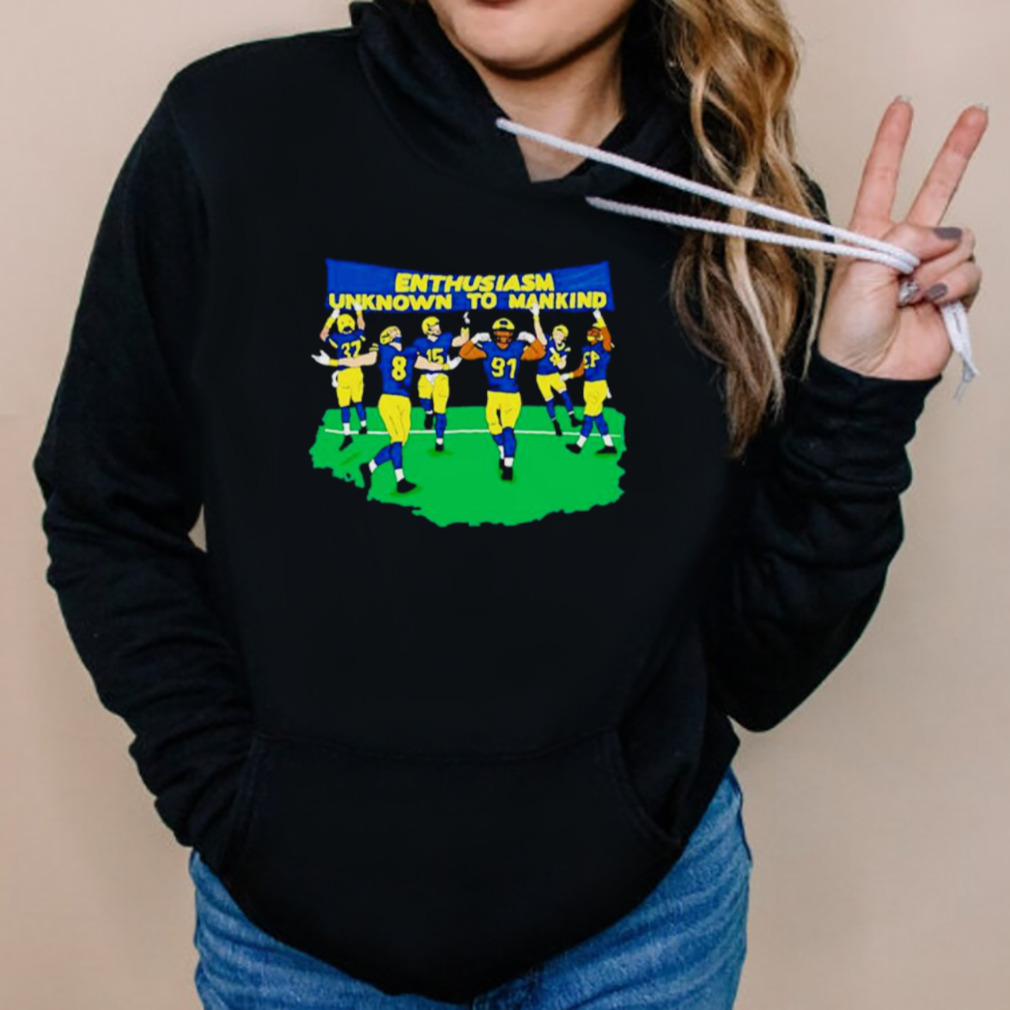 Enthusiasm unknown to mankind Michigan Wolverines shirt 5 Hoodies
