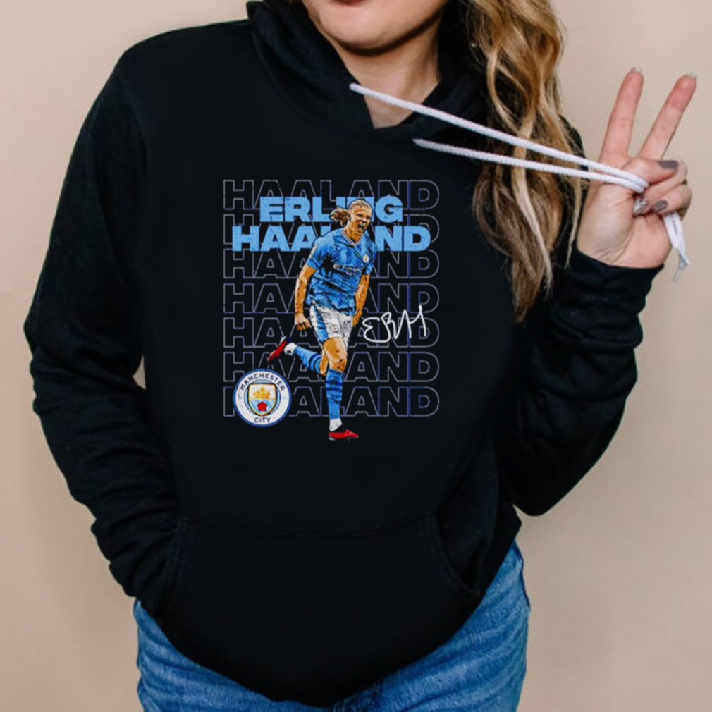 Erling Haaland Manchester City Design Premier league shirt 5 Hoodies