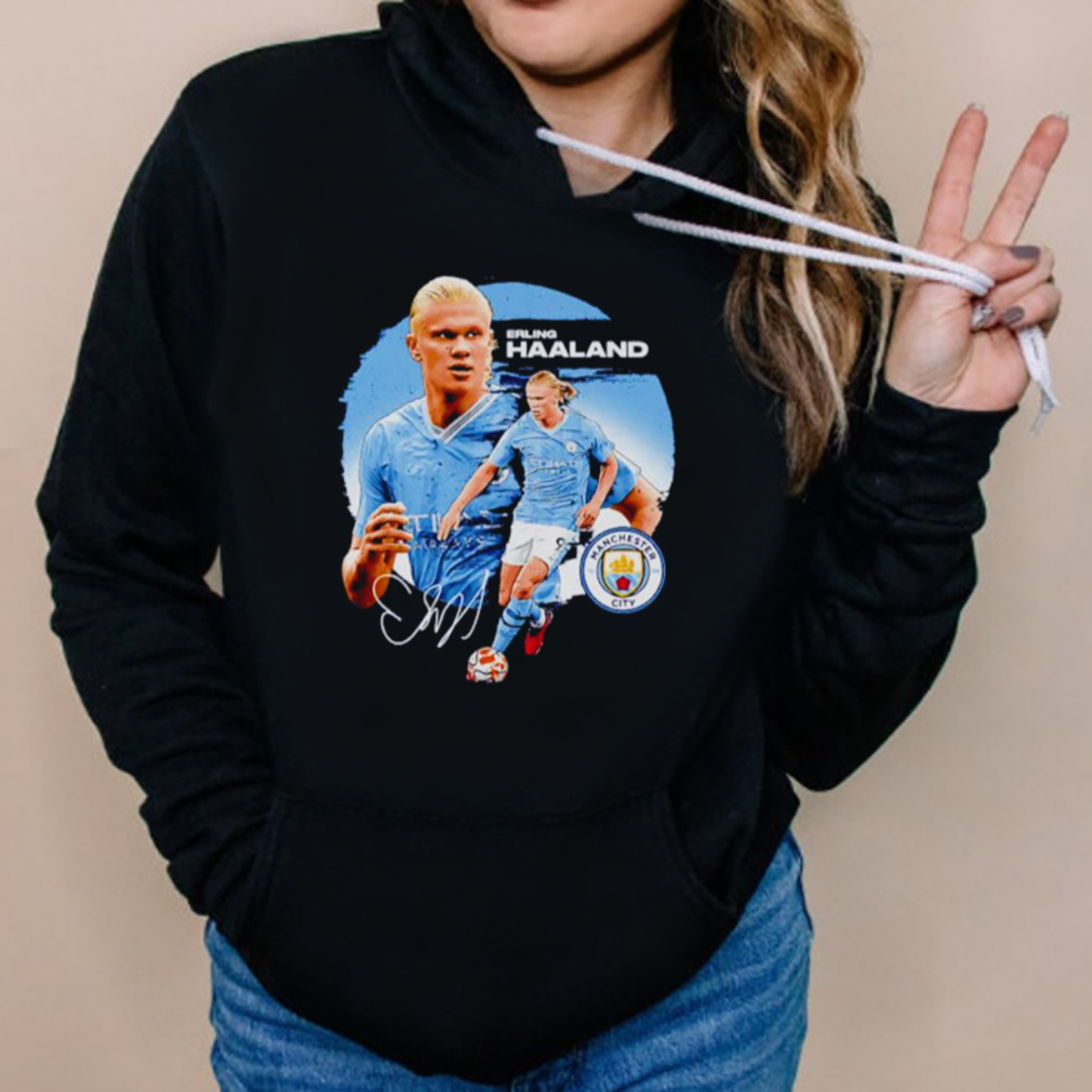Erling Haaland Manchester City Dual Premier league shirt 5 Hoodies