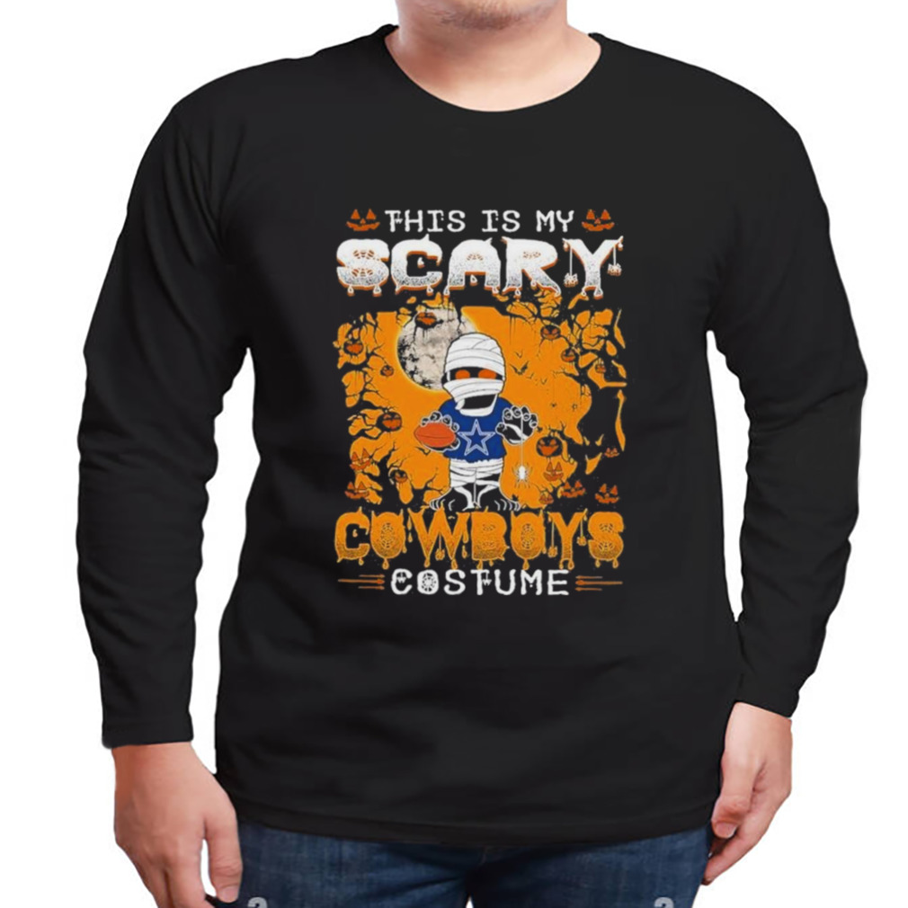 Nfl Dallas Cowboys Halloween This Is My Scary Costume T Shirt - Peanutstee