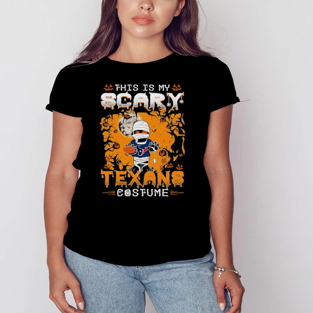 Nfl Houston Texans Halloween This Is My Scary Costume T Shirt - Limotees