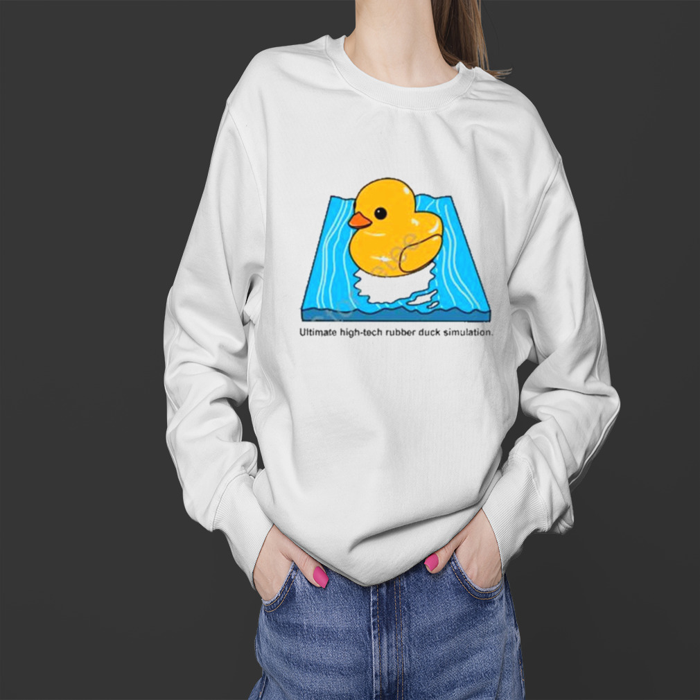Turbo lento basic plastic duck ultimate high tech rubber duck simulation art t-shirt 4 Sweater