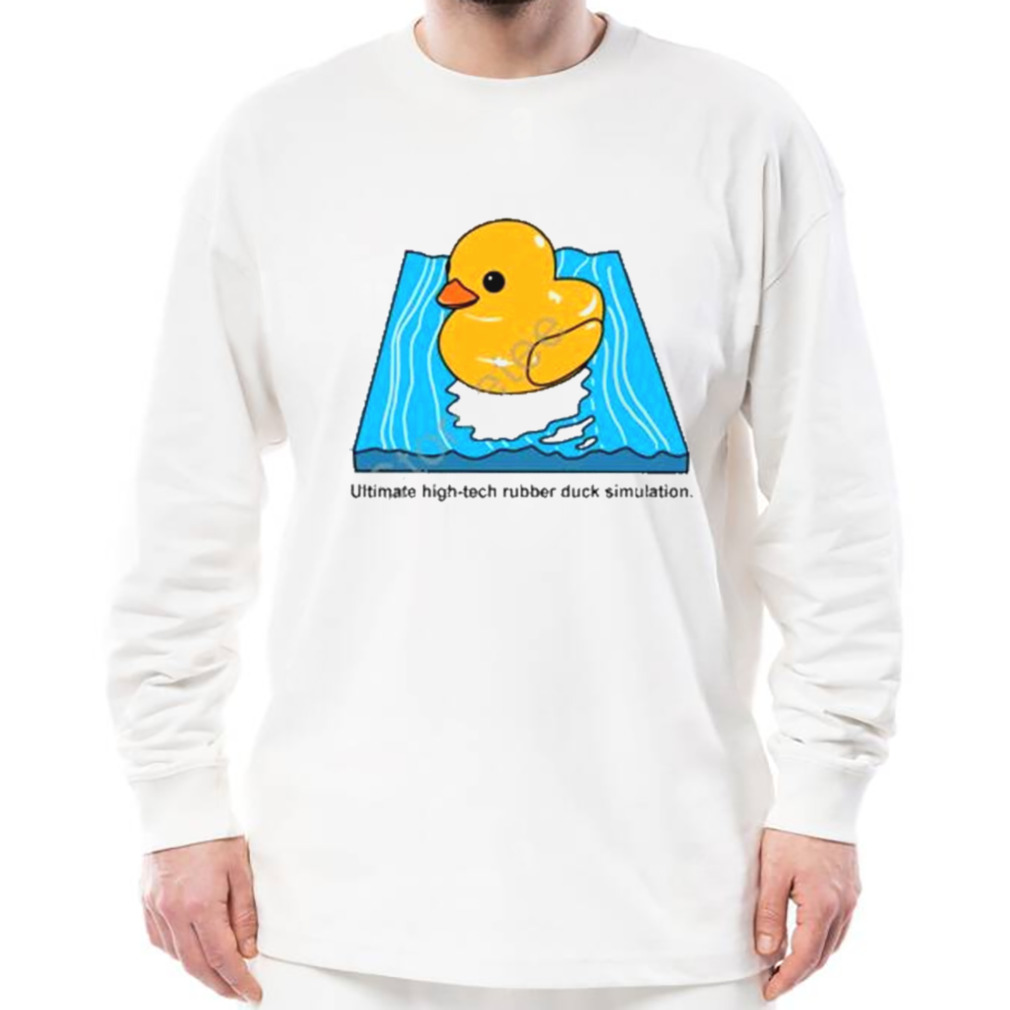 Turbo lento basic plastic duck ultimate high tech rubber duck simulation art t-shirt 3 Longsleeve shirt