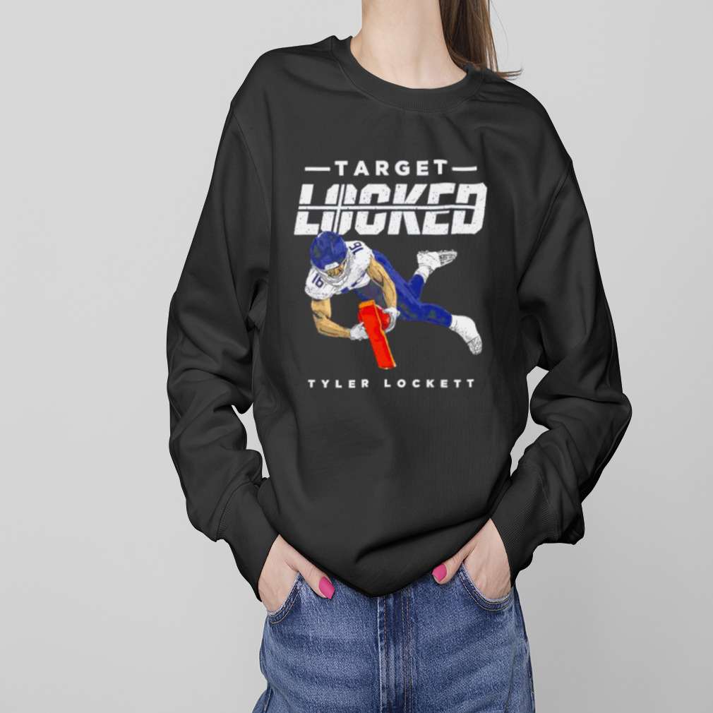 Tyler Lockett American football wide receiver Seattle Target Locked T-Shirt  - Guineashirt Premium ™ LLC