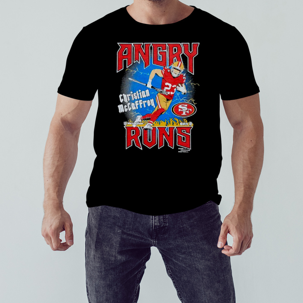 Angry Runs 49ers Christian Mccaffrey Shirt, hoodie, longsleeve, sweatshirt,  v-neck tee